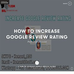 How To Increase Google Review Rating by How to increase google review rating - Exposure