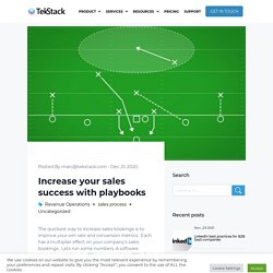 Increase your sales success with playbooks - TekStack