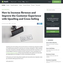 How to Increase Revenues With Upselling and Cross-selling
