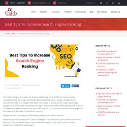 Tips to Increase Search Engine Ranking