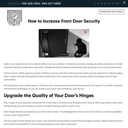 How to Increase Front Door Security