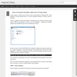 How to increase Virtualbox disk size in 9 easy steps