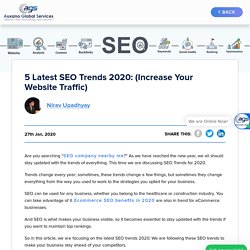5 Latest SEO Trends 2020: (Increase Your Website Traffic)