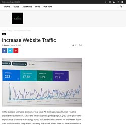 Increase Website Traffic