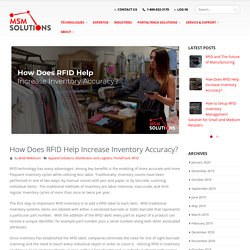 How RFID Increases Inventory Accuracy ?
