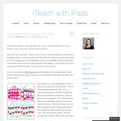 Increasing Math Literacy with iPads