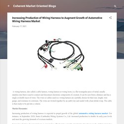 Increasing Production of Wiring Harness to Augment Growth of Automotive Wiring Harness Market