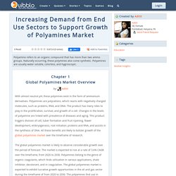 Increasing Demand from End Use Sectors to Support Growth of Polyamines Market