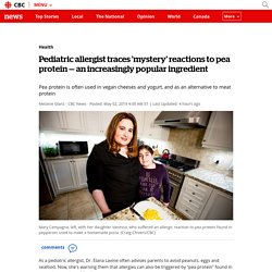 Pediatric allergist traces 'mystery' reactions to pea protein — an increasingly popular ingredient
