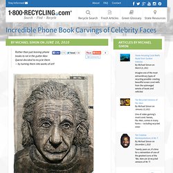 Celebrity Phone Book Carvings