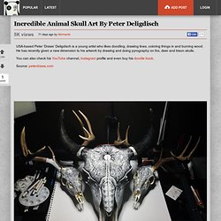 Incredible Animal Skull Art By Peter Deligdisch