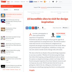 15 incredible sites to visit for design inspiration - TNW Design &amp; Dev