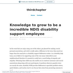 Knowledge to grow to be a incredible NDIS disability support employee