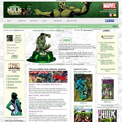Incredible Hulk Home Page - Incredible Hulk Library