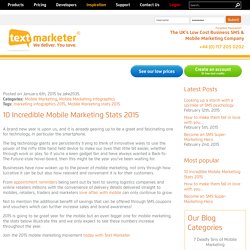 10 Incredible Mobile Marketing Stats 2015
