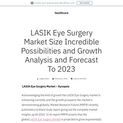 LASIK Eye Surgery Market Size Incredible Possibilities and Growth Analysis and Forecast To 2023 – healthcare