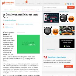 35 (Really) Incredible Free Icon Sets - Smashing Magazine