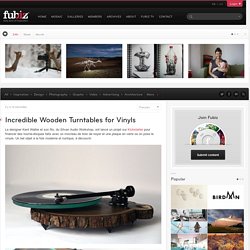 Incredible Wooden Turntables for Vinyls