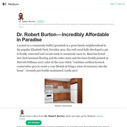 Dr. Robert Burton — Incredibly Affordable in Paradise