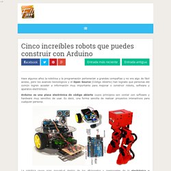 Cinco increíbles robots que puedes construir con Arduino ~ Full aprendizaje