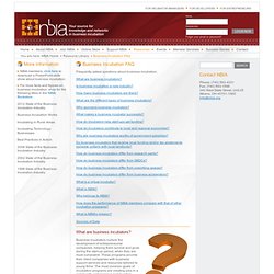 Resource Library - National Business Incubation Association