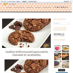 Cookies chocolat et cacahuètes