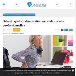 Salarié : quelle indemnisation en cas de maladie professionnelle