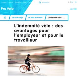 L’indemnité vélo : des avantages pour l’employeur et pour le travailleur