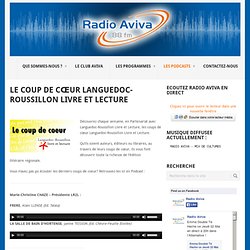 Chronique #Coupdecoeur LR livre et lecture sur Radio Aviva