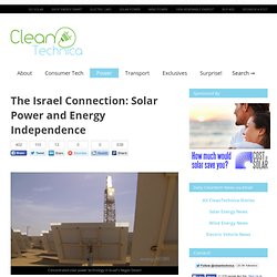 The Israel Connection: Solar Power and Energy Independence