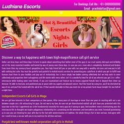 Independent Mohali Escorts Service @ Call Girls Agency