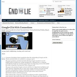 End the Lie – Independent News