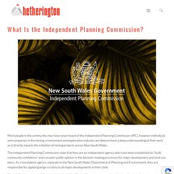 What Is the Independent Planning Commission? - Hetherington