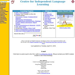 Centre for Independent Language Learning