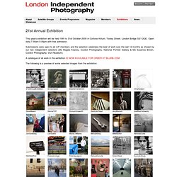 London Independent Photography 21st Annual Exhibition