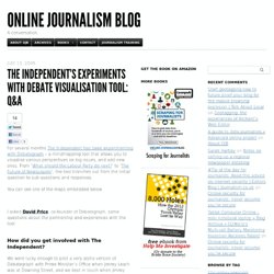The Independent’s experiments with debate visualisation tool: Q&amp;amp;A