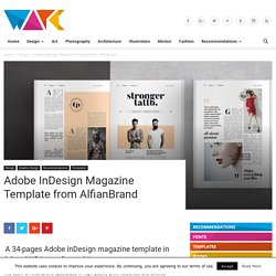 Adobe InDesign Magazine Template from AlfianBrand