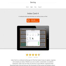 Index Card for iPad