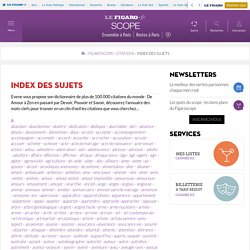 EVENE - Dictionnaire de citations