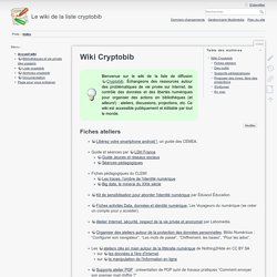 index [Le wiki de la liste cryptobib]
