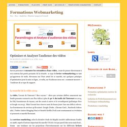 Indexation Balisage et analyse marketing des vidéos