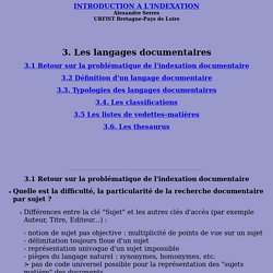 Indexation et langages doc