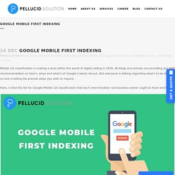 Google Mobile First Indexing
