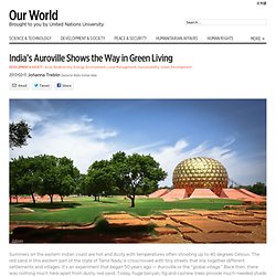 India’s Auroville shows the way in green living