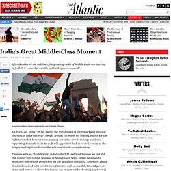 India's Great Middle-Class Moment - Nitin Pai - International