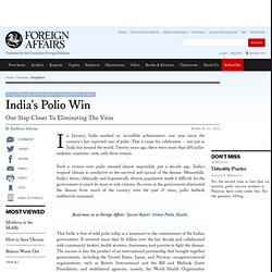 India's Polio Win