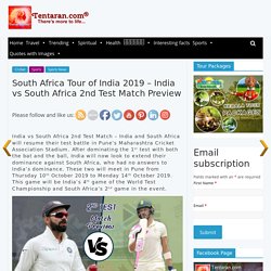 India vs South Africa 2nd Test Match 