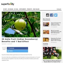 30 Amla Fruit (Indian Gooseberry) Benefits and 1 Bad Effect