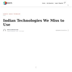 Indian apps Indian Technologies We Miss to Use ,apps- Shouts