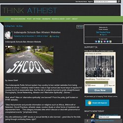 Indianapolis Schools Ban Atheism Websites